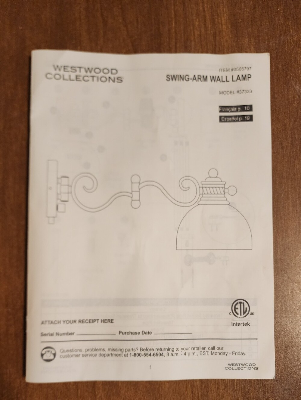 New Westwood Swing-Arm Wall Lamp - Decorative Wall Sconce